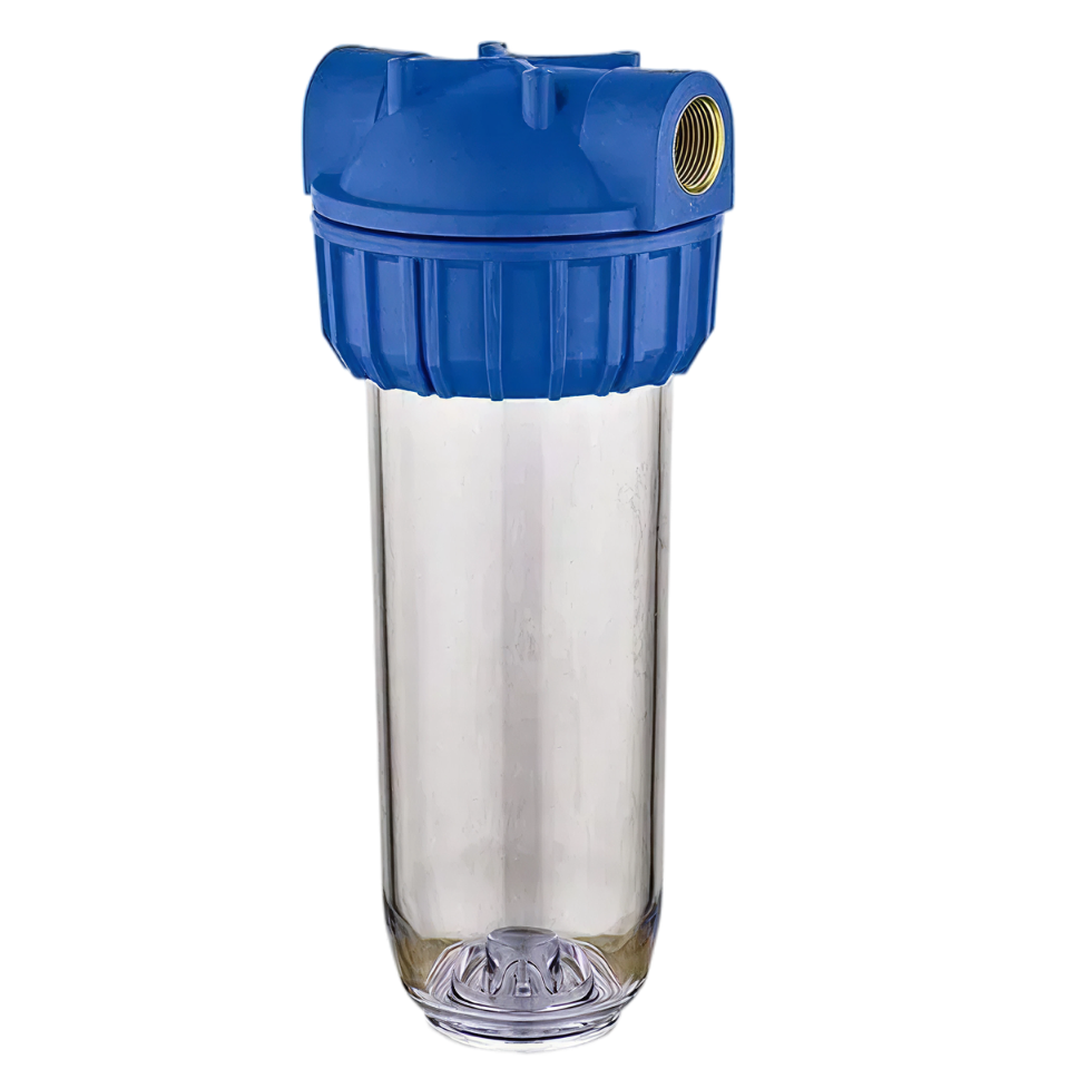 3-del filter 10" - 3/4" aansl. Incl beugel en sleutel
