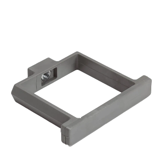 Dyka PVC Klikbeugel vierkant 100 M8 RWA Grijs