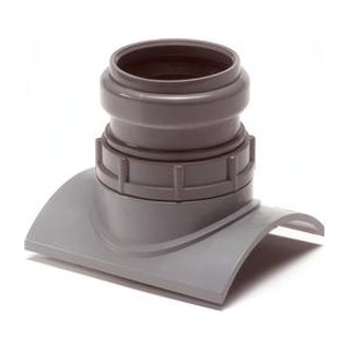 PVC klemaanboorzadel 125 x 50mm